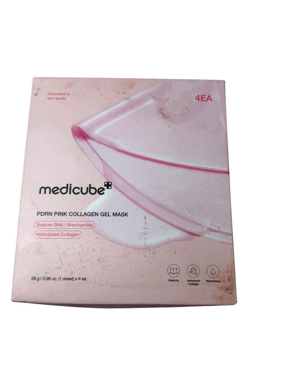 Medicube PDRN Pink Collagen Gel Mask 4 Pack x 28g Masks New Sealed Skincare